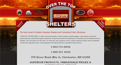 Desktop Screenshot of overthetopshelters.com