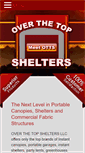 Mobile Screenshot of overthetopshelters.com